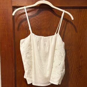 H&M White Lace Women’s Tank Top